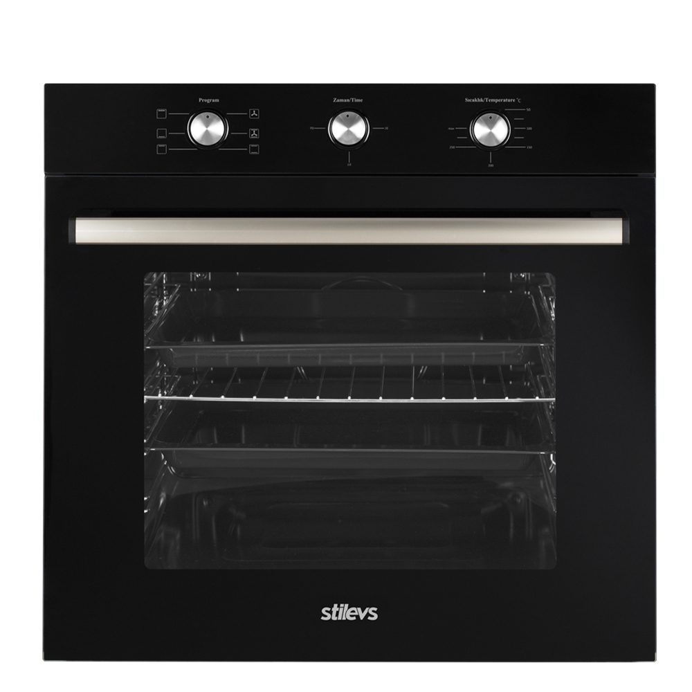 ST-AF-615 SİYAH TURBO FIRIN 70 LT
