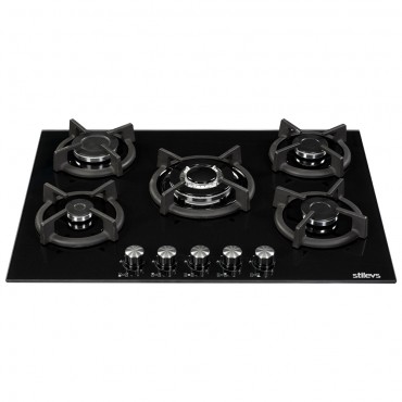 ST-AO-GLS90 SİYAH KRİSTAL CAM OCAK