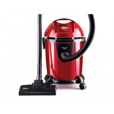 STİLEVS UZAY ISLAK&KURU SÜPÜRGE - KIRMIZI&SİYAH